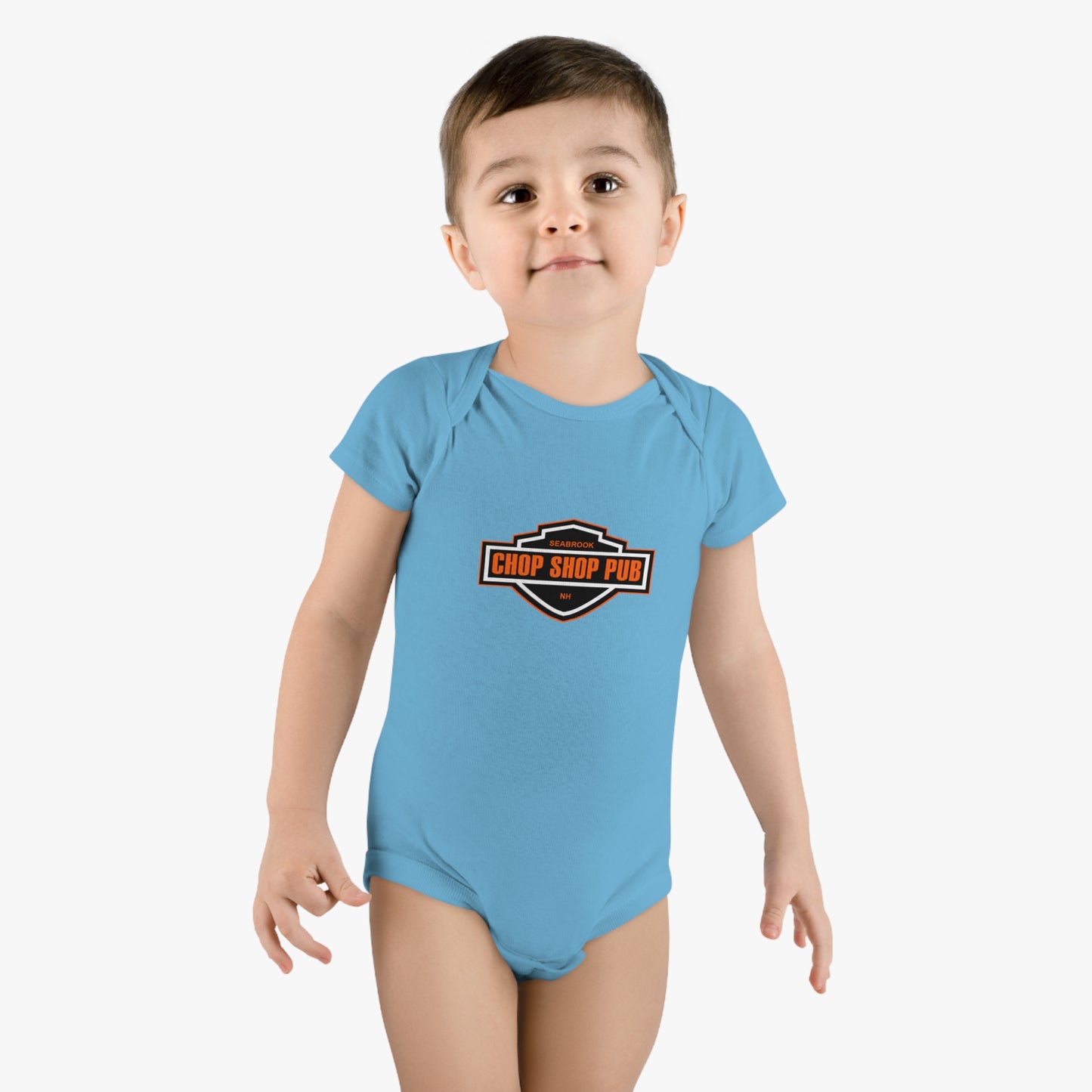 Baby Short Sleeve Logo Onesie®