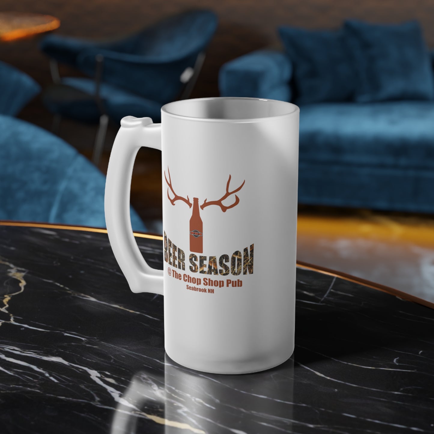 Frosted "Beer Season" Beer Mug