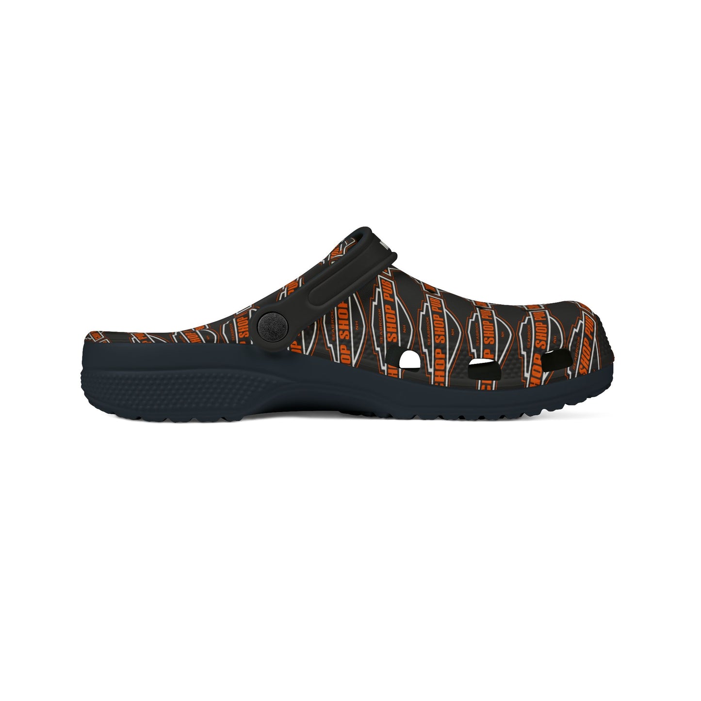 Dive Bar Logo Rubber Clogs