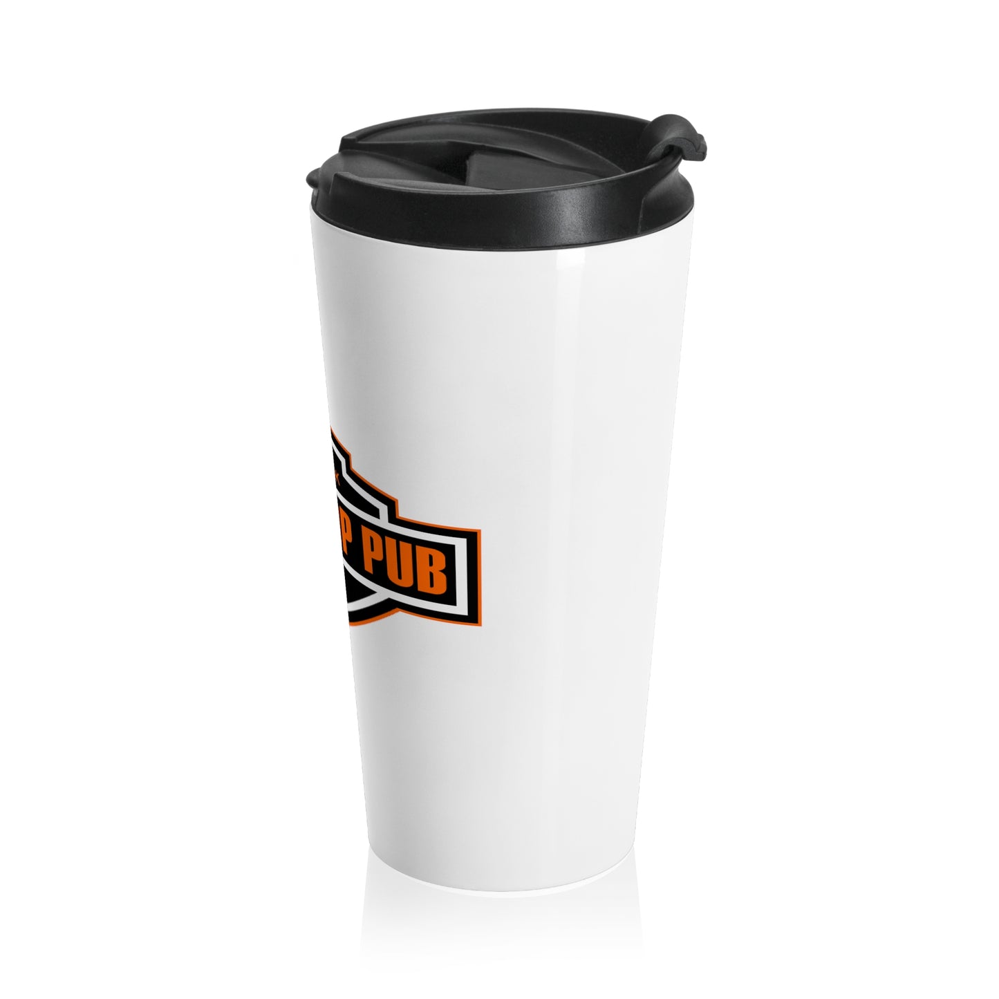 Stainless Steel Logo Travel Mug