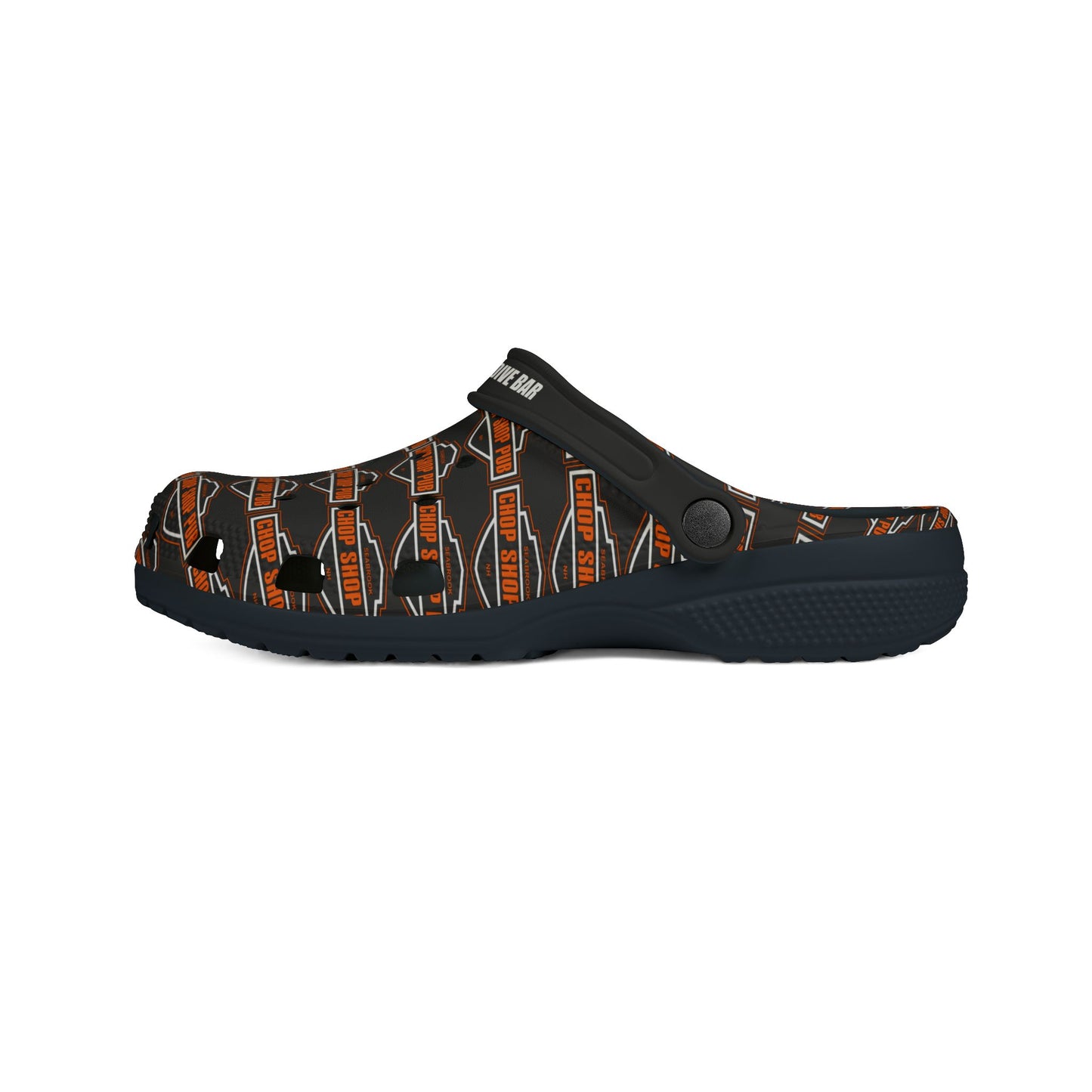 Dive Bar Logo Rubber Clogs