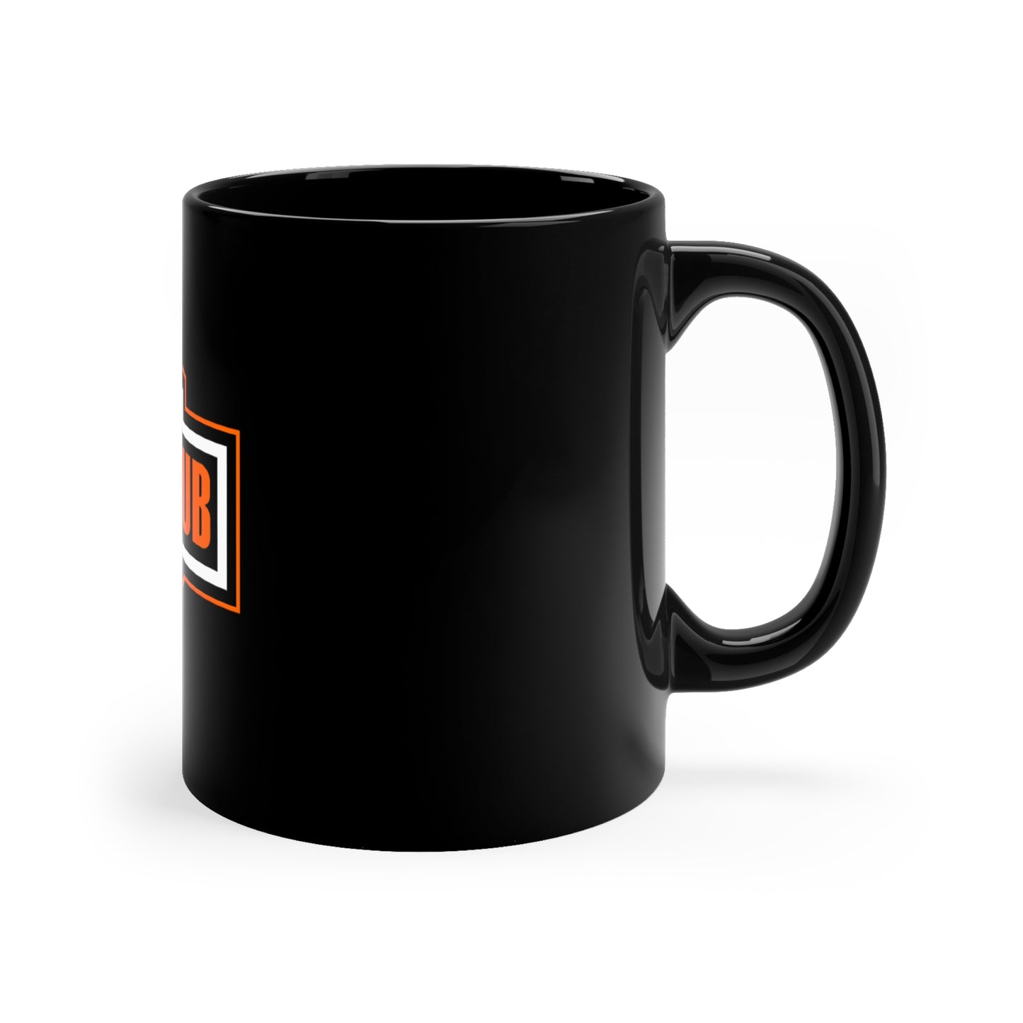 11oz Black Logo Mug