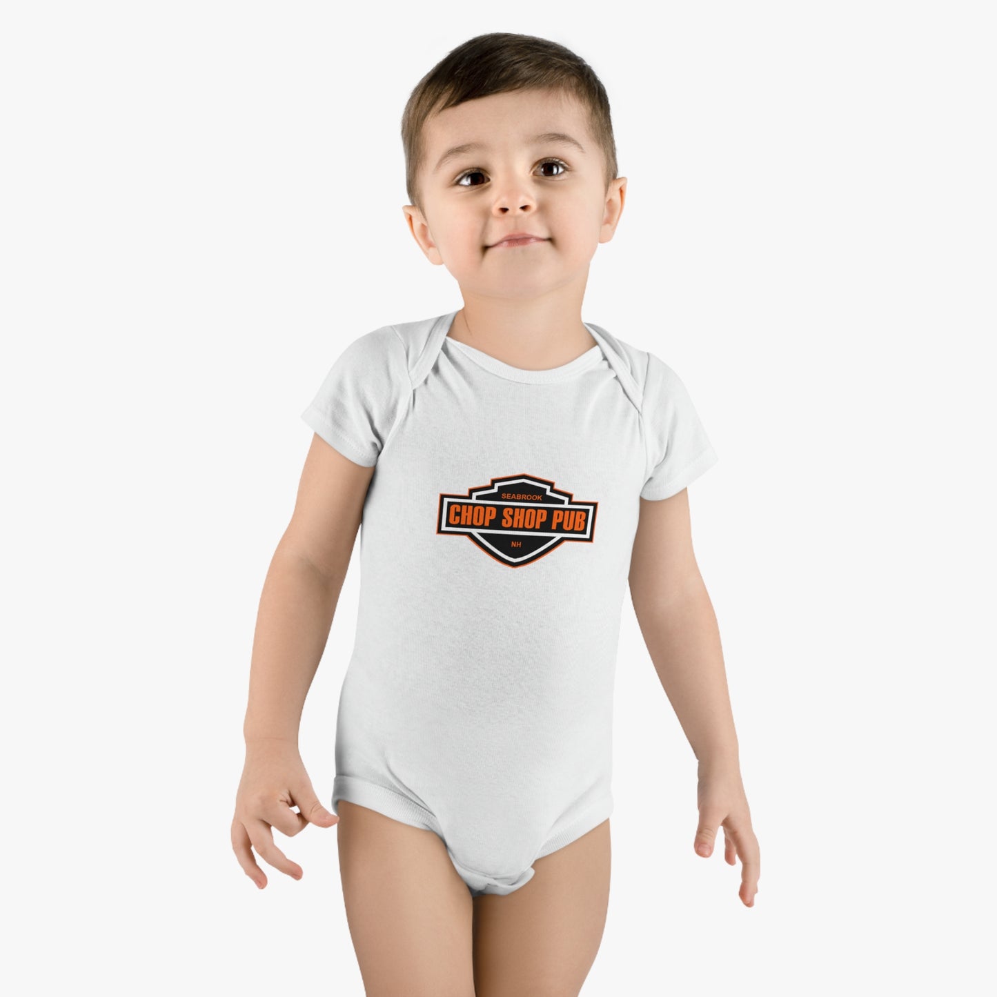 Baby Short Sleeve Logo Onesie®