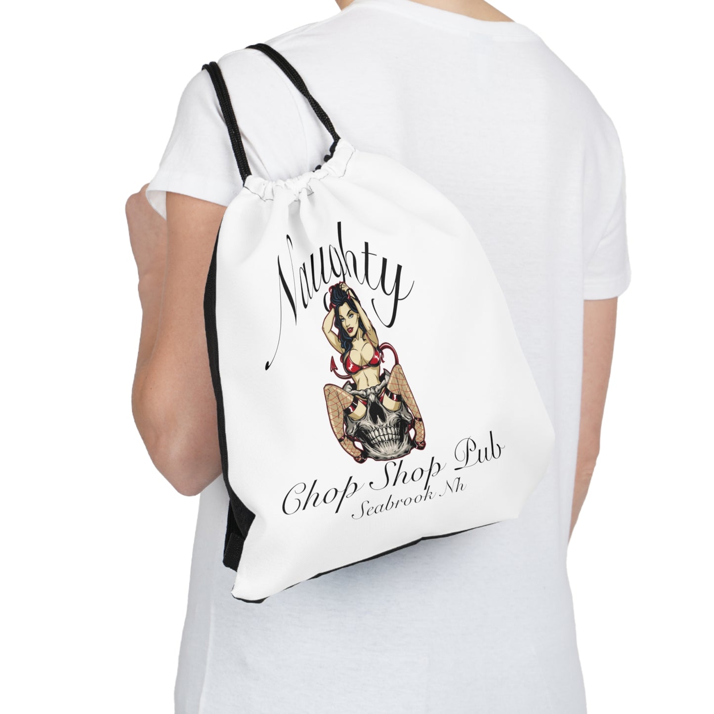 Naughty Drawstring Bag