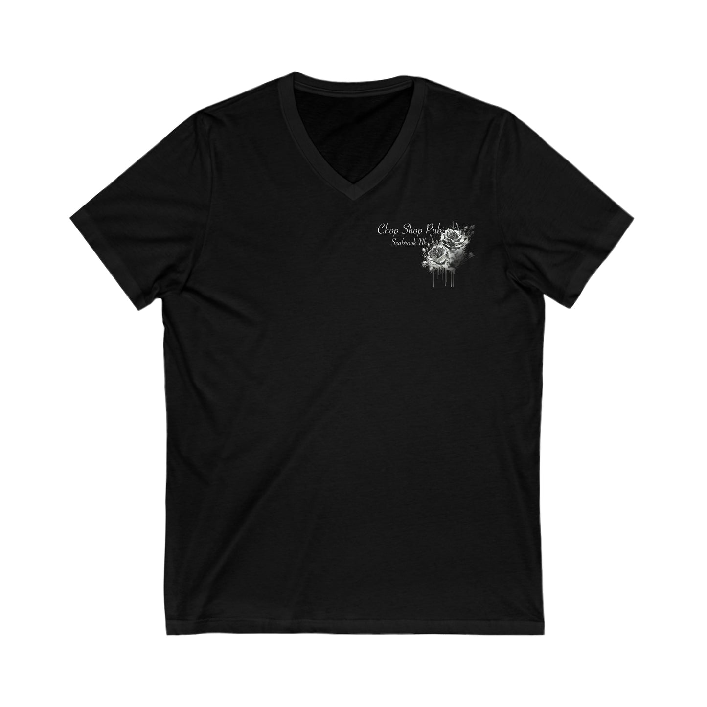 Sugar Skull V-Neck Tee