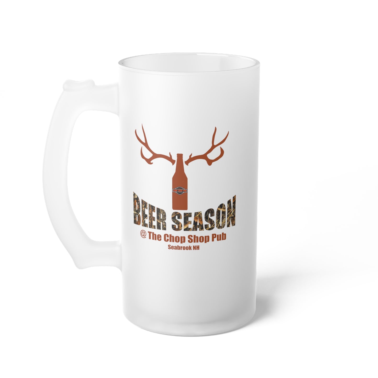 Frosted "Beer Season" Beer Mug