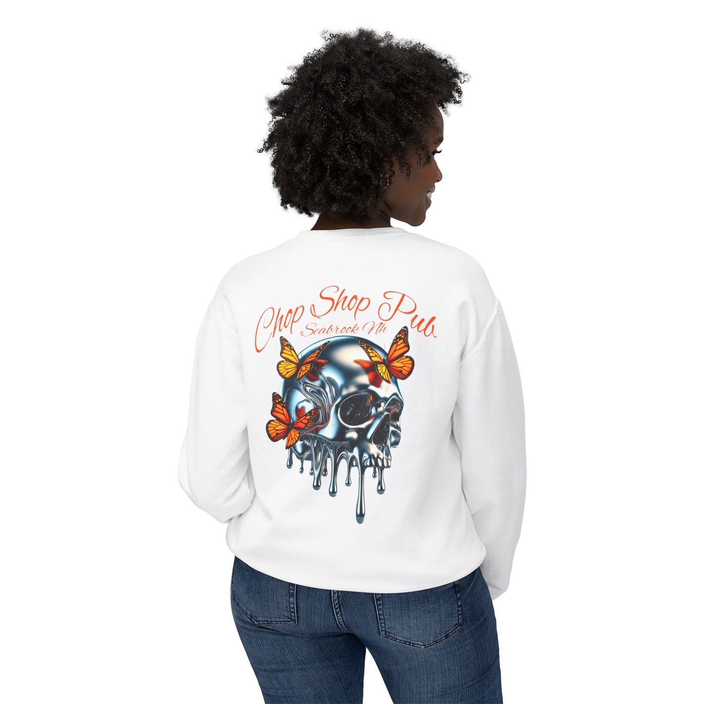 Chrome Skull Crewneck Sweatshirt