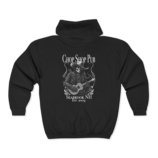 Cowboy Skull Zip Sweatshirt